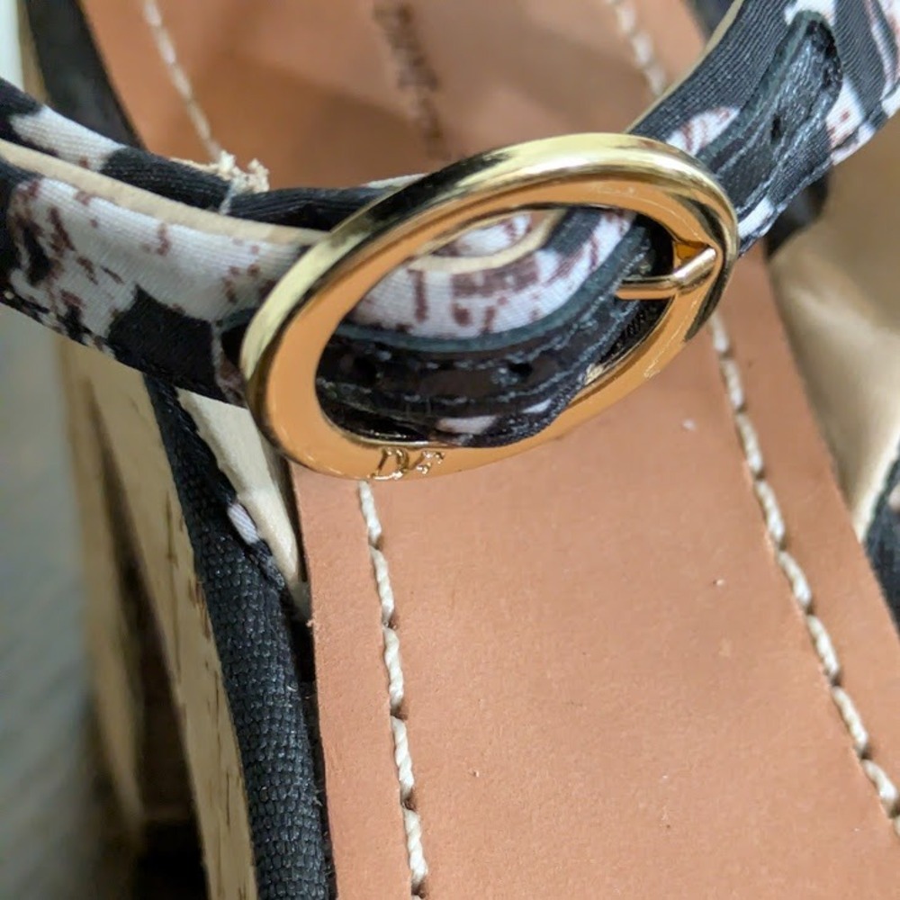 Diane Von Furstenberg Odelia Platform Sandals‎ Animal Print Crisscross 9.5M - Picture 13 of 13